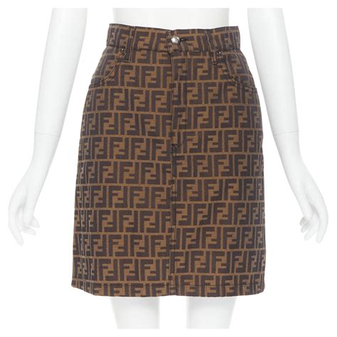 fendi vintage mini skirt|genuine Fendi skirts.